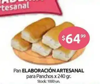 Cordiez Pan Elaboración Artensanal Para Panchos x 240gr oferta