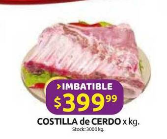 Cordiez Costilla De Cerdo oferta