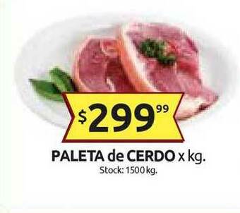 Cordiez Paleta De Cerdo oferta