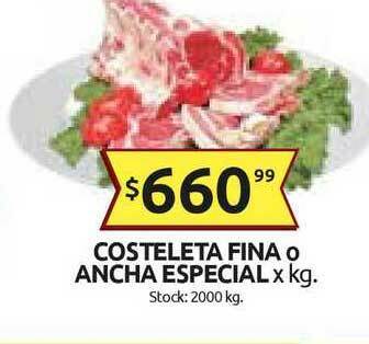 Cordiez Costeleta Fina O Ancha Especial oferta