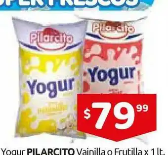 Cordiez Yogur Pilarcito Vainilla O Frutilla x 1lt oferta