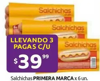 Cordiez Salchichas Primera Marca x 6un oferta