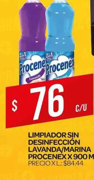 Supermercados DIA Procenex Limpiador Sin Desinfección Lavanda-marina 900ml oferta