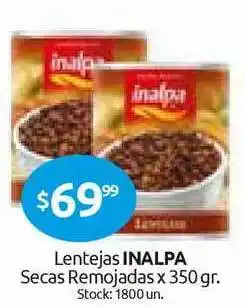 Cordiez Inalpa entejas Secas Remojadas x 350gr oferta