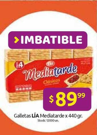 Cordiez Lía Galletas Mediatarde x 440gr oferta