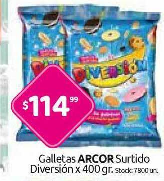 Cordiez Arcor Galletas Surtido Diversión x 400gr oferta