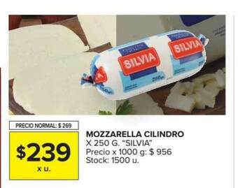Carrefour Market Mozzarella Cilindro Silvia x 250g oferta
