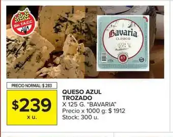 Carrefour Market Queso Azul Trozado Bavaria x 125g oferta