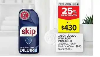 Carrefour Market Jabón Líquido Para Ropa Para Diluir x 500cc oferta