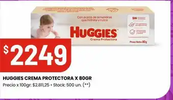Changomas Huggies crema protectora x 80gr oferta