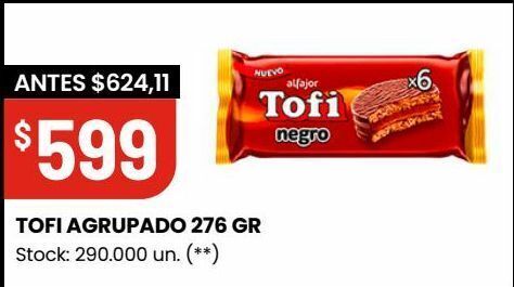 Changomas Tofi agrupado 276 gr oferta