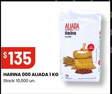 Changomas Harina 000 aliada 1 kg oferta