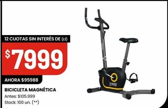 Changomas Bicicleta magnética oferta