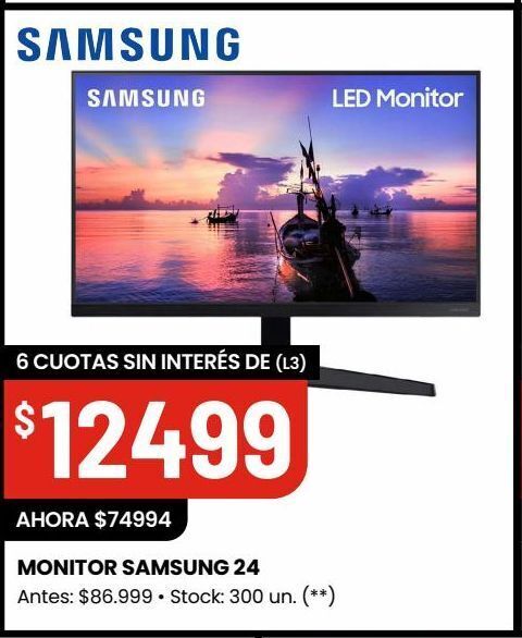 Changomas Monitor samsung 24 oferta