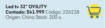 Coppel Led tv oyility 32 oferta