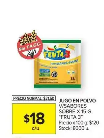 Carrefour Market Jugo En Polvo V Sabores Sobre x 15g oferta