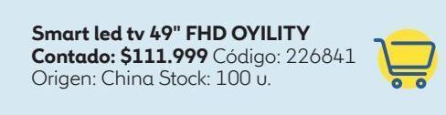 Coppel Smart led tv fhd 49 oyility oferta