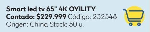 Coppel Smart led tv 4k 65 oyility oferta