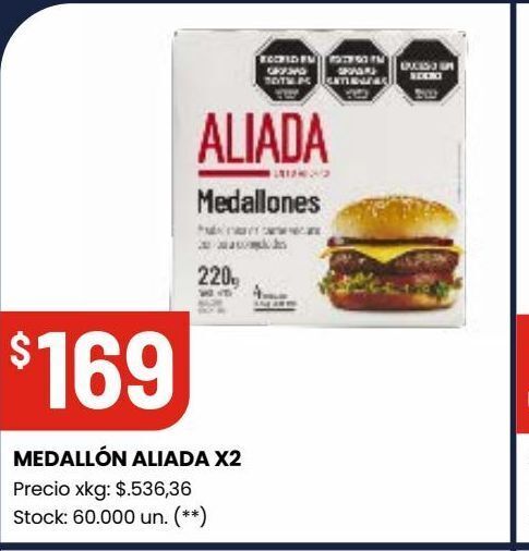 Changomas Medallón aliada x2 oferta