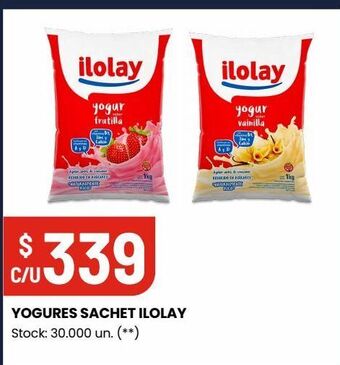 Changomas Yogures sachet ilolay oferta