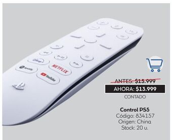 Coppel Control remoto sony ps5 media remote oferta