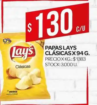Lays Papas Clásicas 94g