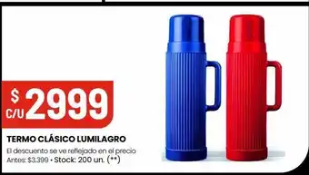 Changomas Termo clásico lumilagro oferta