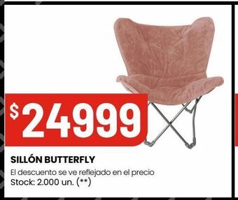 Changomas Sillón butterfly oferta
