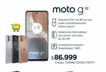 Coppel Moto g32 oferta