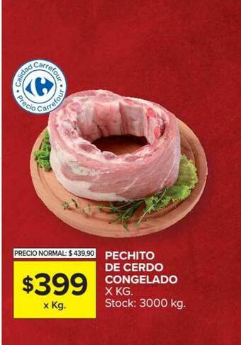 Carrefour Market Pechito De Cerdo Congelado oferta