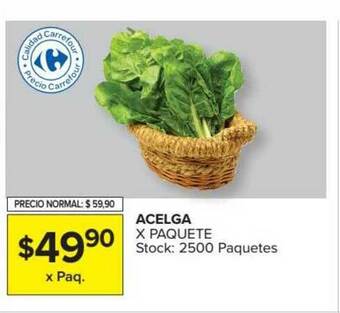 Carrefour Market Acelga oferta