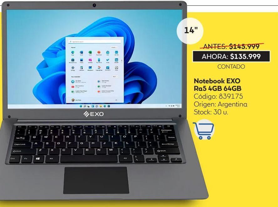 Coppel Notebook exo oferta