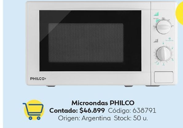 Coppel Microondas philco oferta