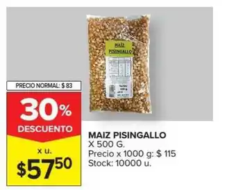 Carrefour Market Maiz Pisingallo x 500g oferta