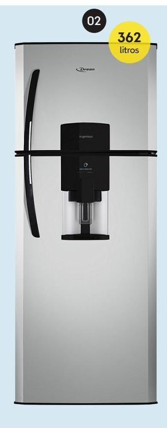 Coppel Heladera drean gris 362lt oferta