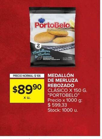 Carrefour Market Medallón De Merluza Rebozado x 150g oferta