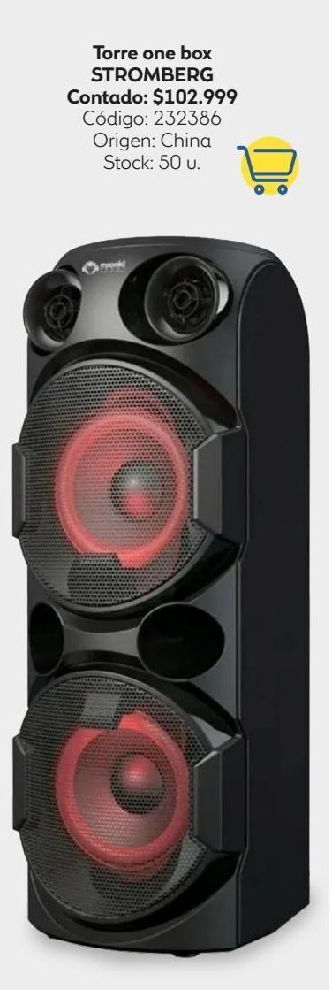 Coppel Tore one box stromberg oferta