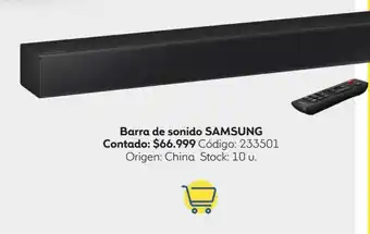Coppel Barra de sonido samsung oferta
