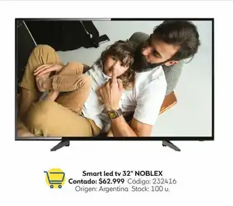 Coppel Smart tv 32 noblex oferta