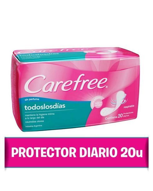 Punto de Salud Protectores diarios carefree todos los dias x 20 un oferta