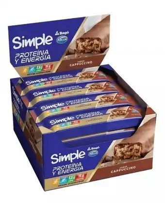 Punto de Salud Bago - simple proteina y energia x 1 barra -sabor capuccino oferta