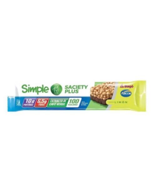 Punto de Salud Simple saciety - barra limon x 16 unidades oferta