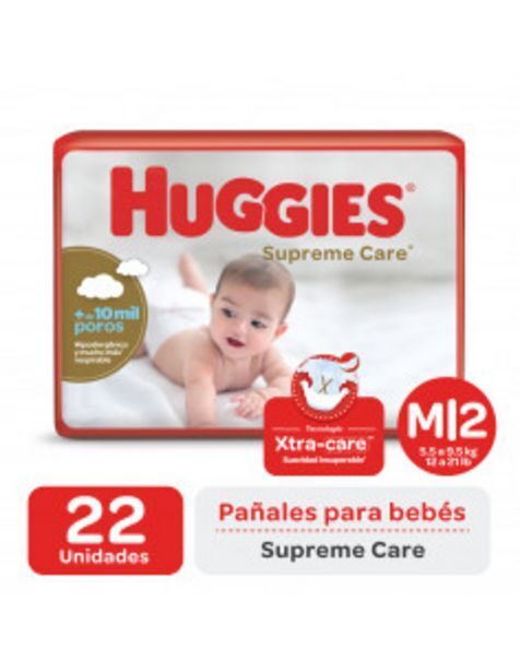 Farmacias Líder Huggies supreme care m x22 pan oferta
