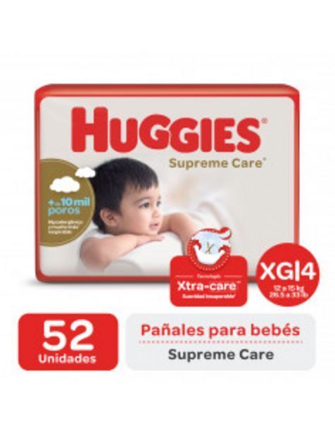 Farmacias Líder Huggies supreme care xg 52 pañales oferta