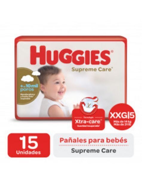 Farmacias Líder Huggies pañal supreme care xxg x15 oferta