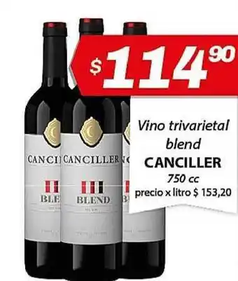 Almacor Canciller Vino trivarietal blend oferta