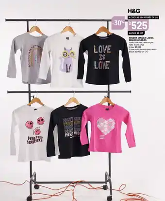 Changomas Remera manga larga h&g oferta