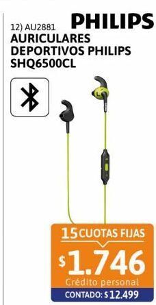 Cetrogar Auriculares deportivos philips shq6500cl oferta