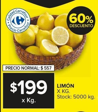 Carrefour Maxi Limón x kg oferta