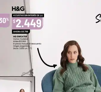 Changomas Sweater h&g oferta